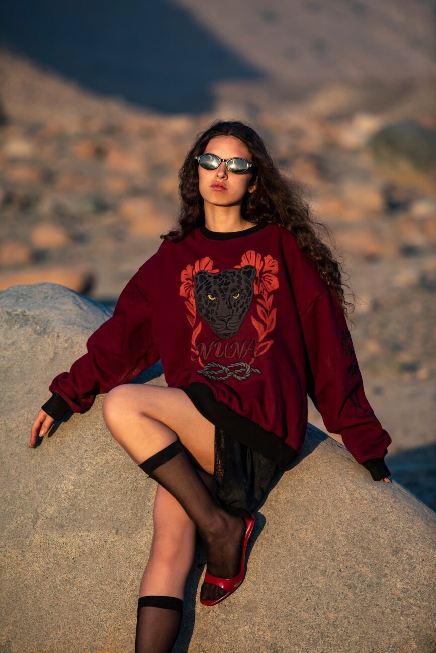 Polera Pantera Vino